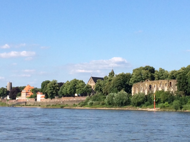 Rheinansicht von Kaiserswerth